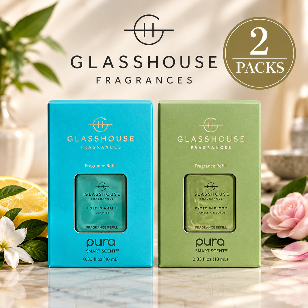 Glasshouse Fragrances Pura Smart Scent Refills 2 Pack 10mL